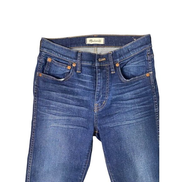 Madewell 9" High Riser Skinny Skinny Size 27 Jeans Medium Wash - Picture 6 of 8
